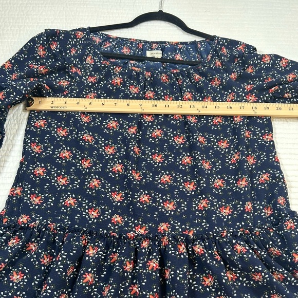 Cottagecore Romantic Max Studio Navy Floral Dress. - Picture 5 of 8